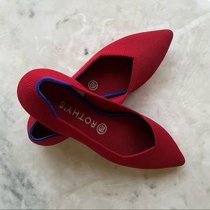 Rothy’s The Point in Chili Red, Size 8.5 🌶